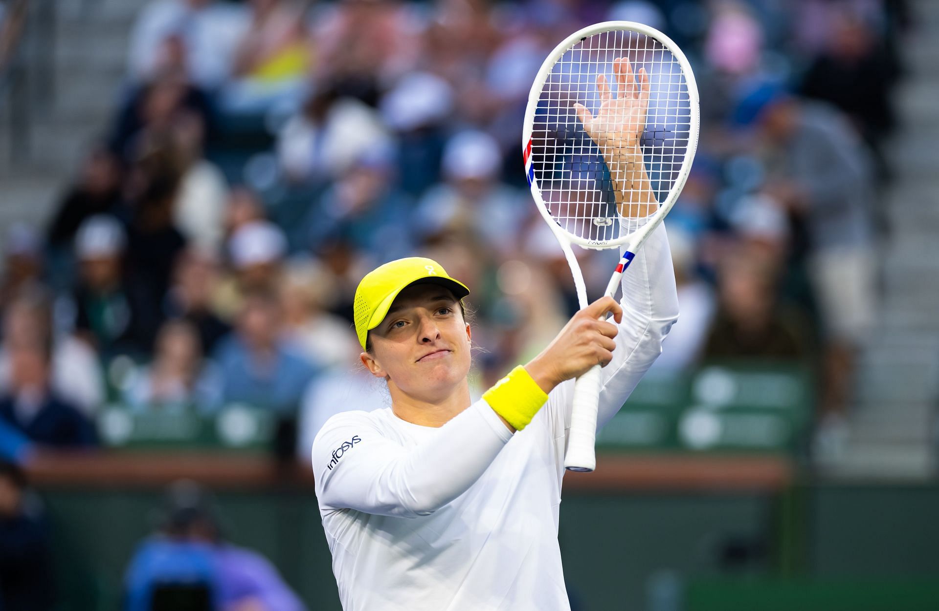 Swiatek at the BNP Paribas Open (Image Source: Getty)