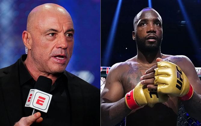 When Joe Rogan and Aaron Rodgers were blown away by Leon Edwards' team drilling head kick KO ahead of Kamaru Usman fight at UFC 278 [VIDEO]