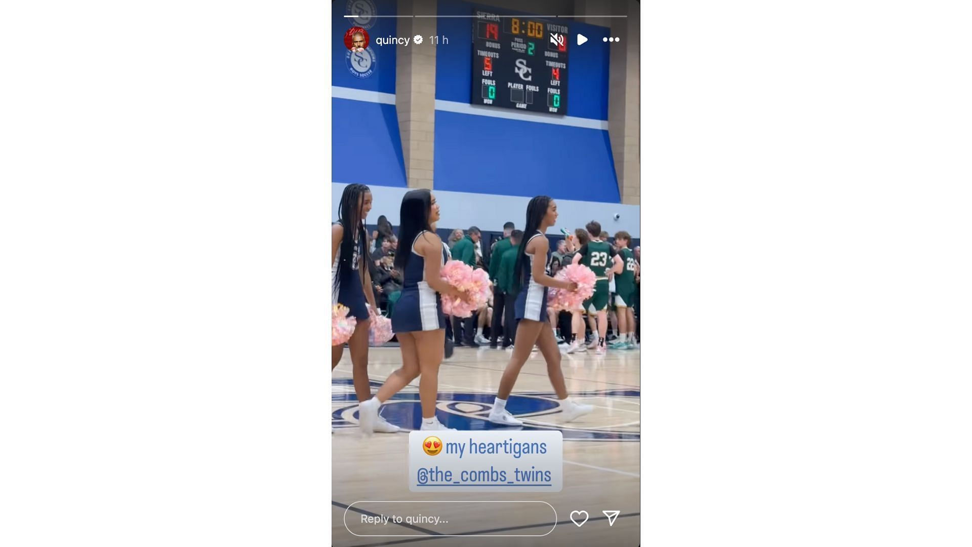 Quincy Brown hypes his step-siblings on Instagram. (Credits: IG/Quincy Brown)