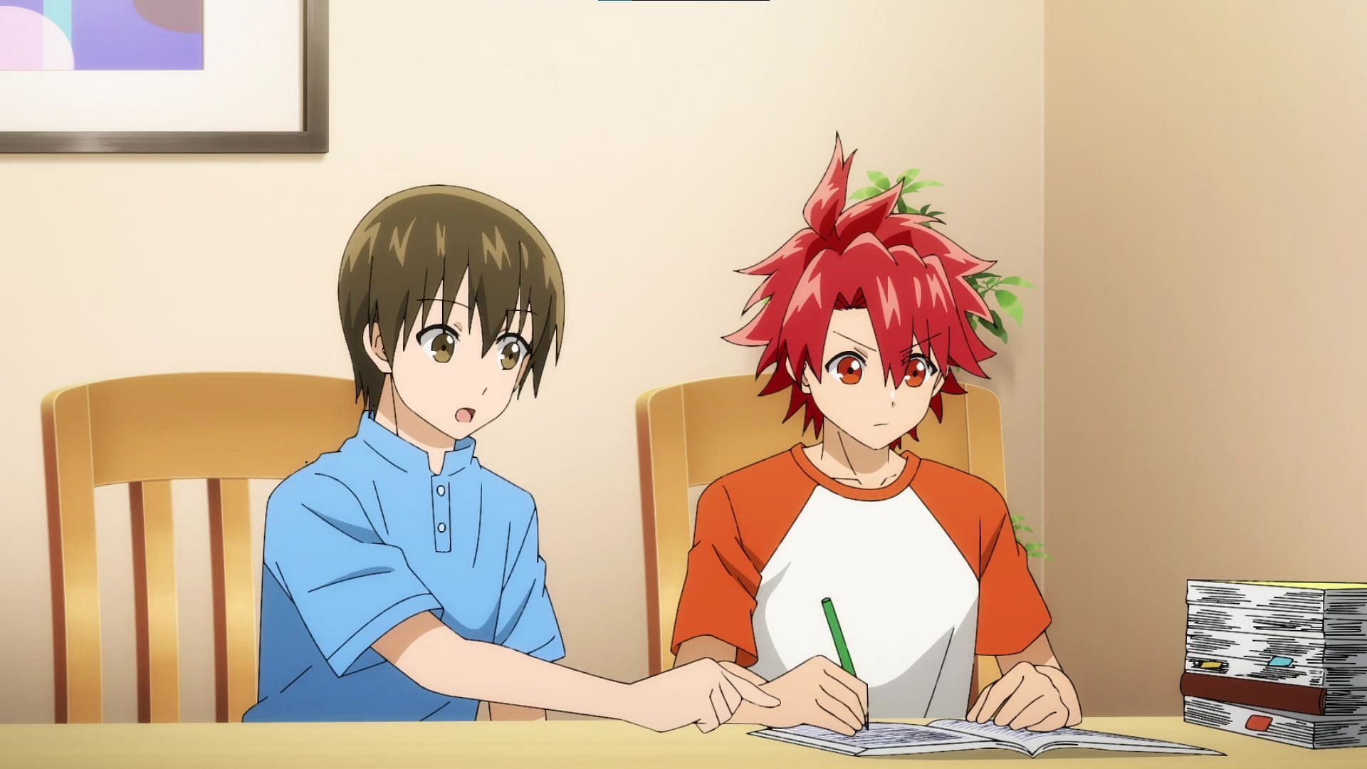 Red and his brother as shown in the anime (Image via Satelight)