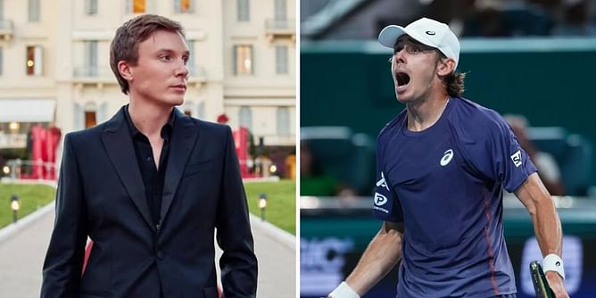 Alex de Minaur's fiancée Katie Boulter's brother James shows support to Aussie after win over Joao Fonseca at Miami Open