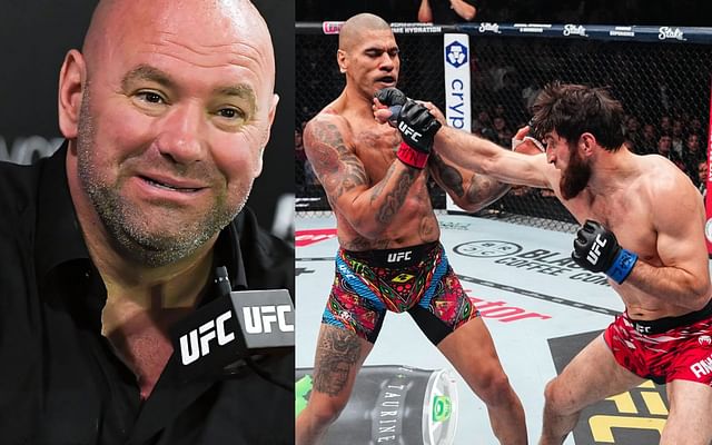 Dana White weighs in on Alex Pereira's loss to Magomed Ankalaev, gives  one-word answer to possibility of rematch