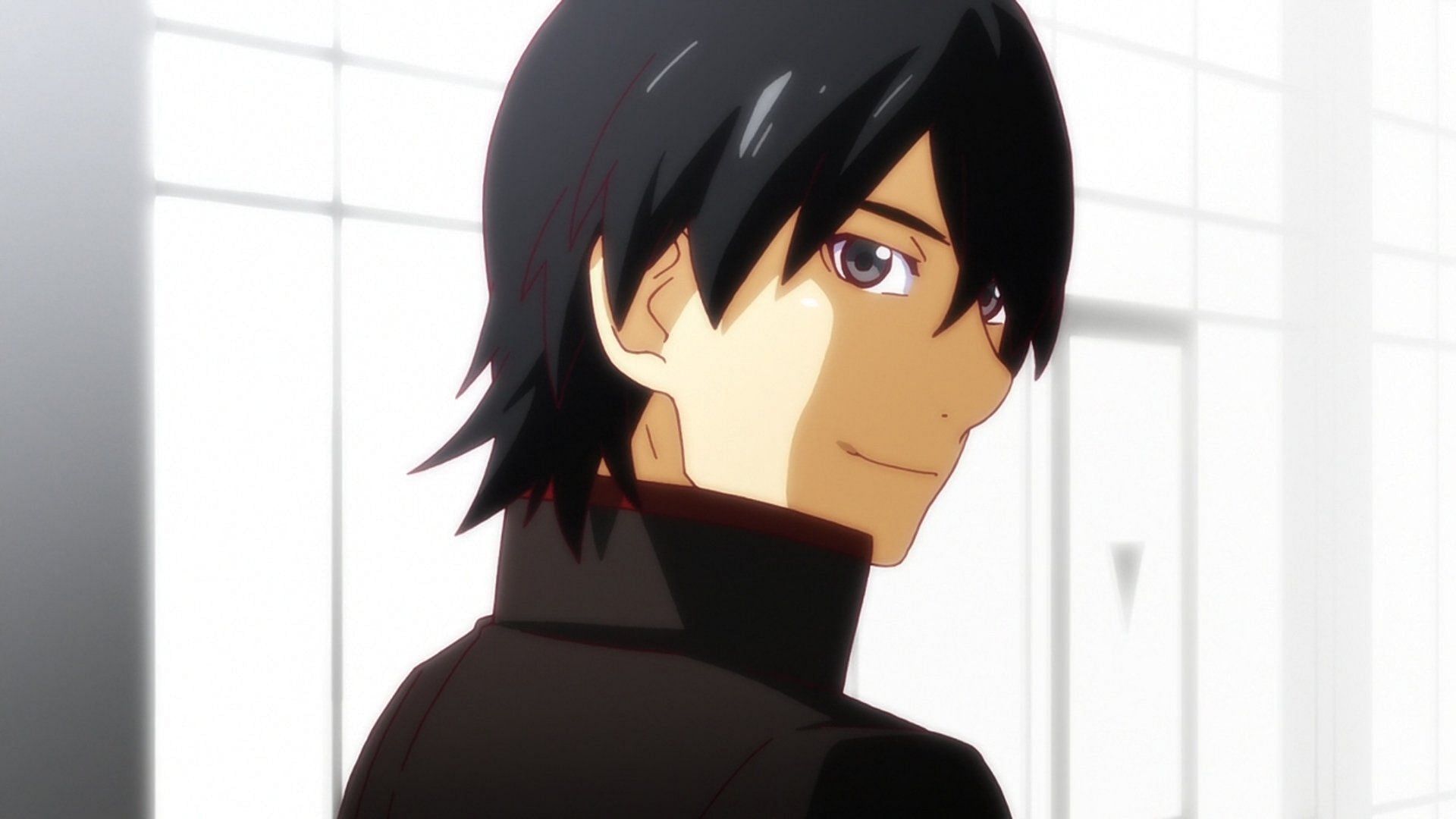 A still of Araragi Koyomi (Image via Shaft Studio)