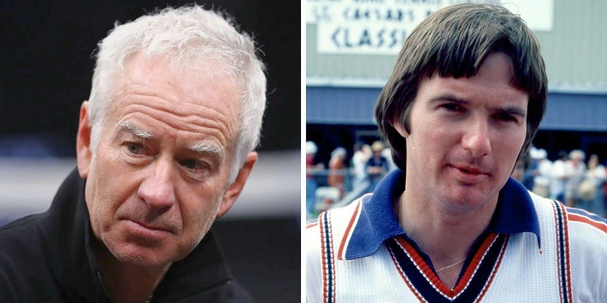 John McEnroe (L) &amp; Jimmy Connors (R) (Source - GETTY)