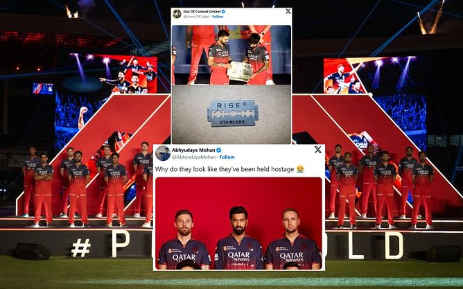 "Why do they look like they’ve been held hostage"- Top 10 funny RCB memes ahead of IPL 2025
