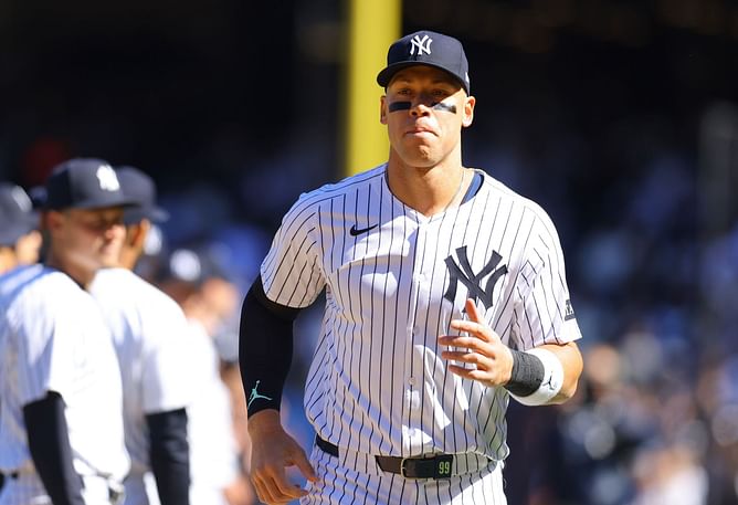 Aaron Judge’s postgame suit after Opening Day win charms Yankees fans