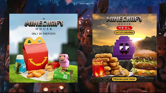 A Minecraft Movie x McDonald's is giving away a free add-on
