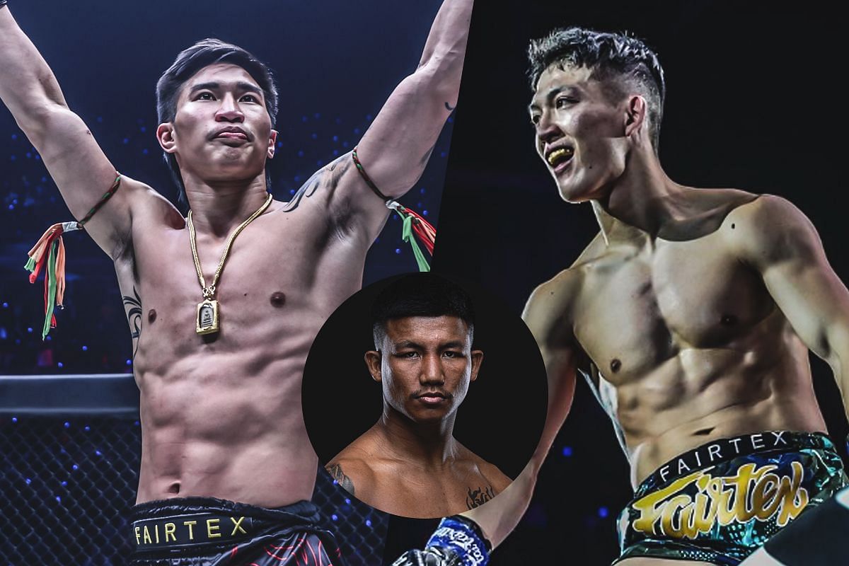 Tawanchai PK Saenchai, Rodtang Jitmuangnon, Masaaki Noiri - Photo by ONE Championship