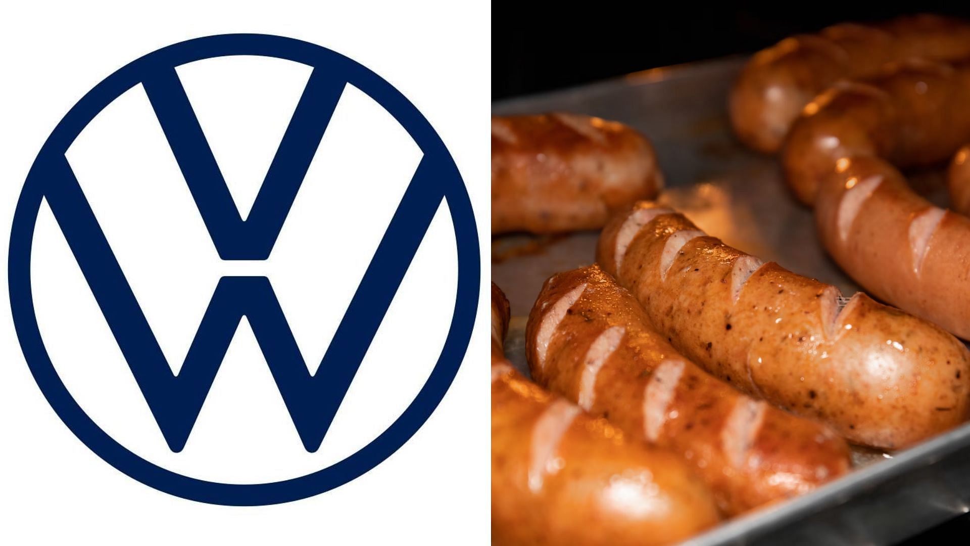 Volkswagen&rsquo;s own-brand currywurst sausage has officially become the company&rsquo;s most popular product (Image via @Volkswagen/Facebook, Unsplash)