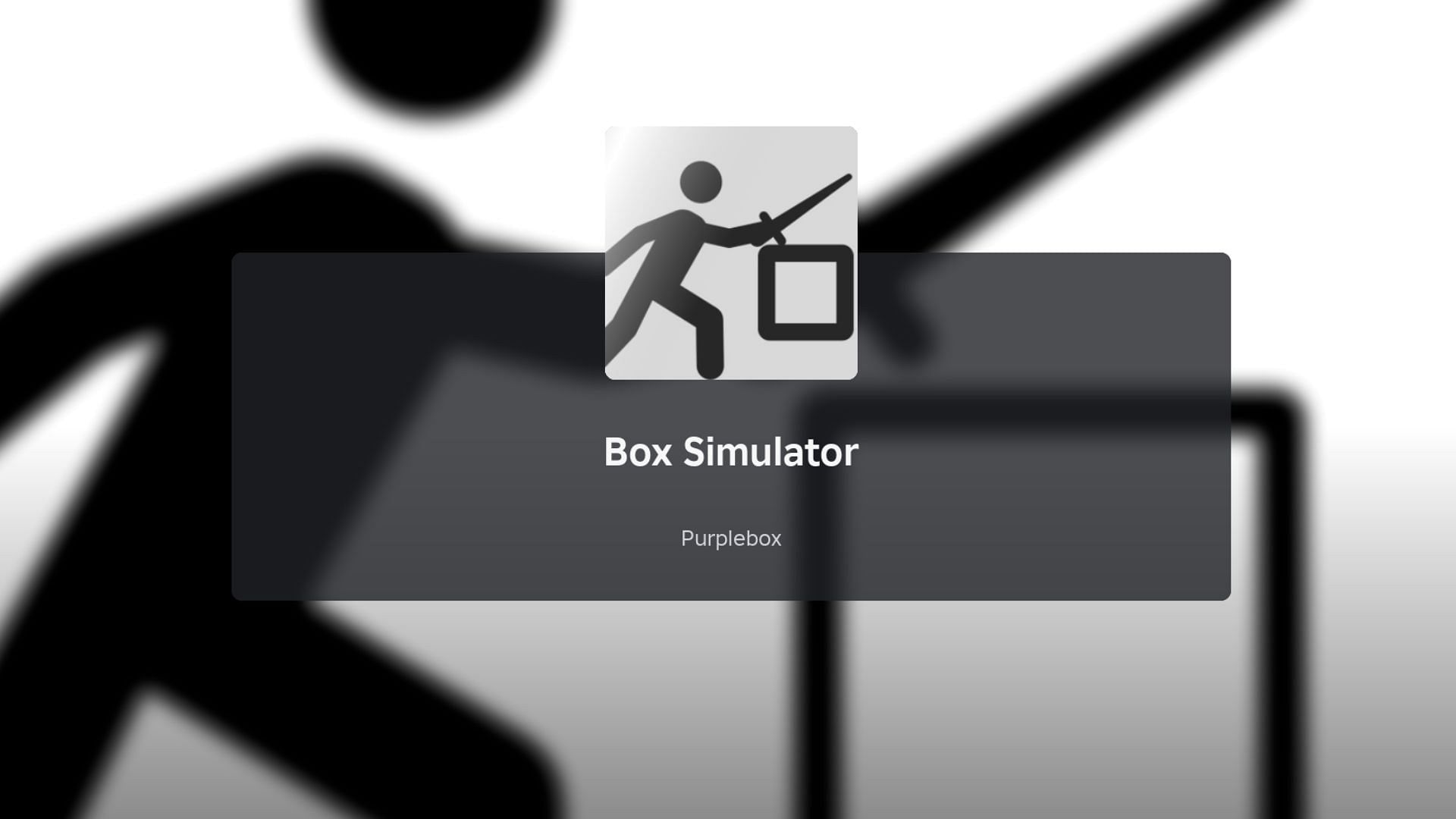 Box Simulator loading screen