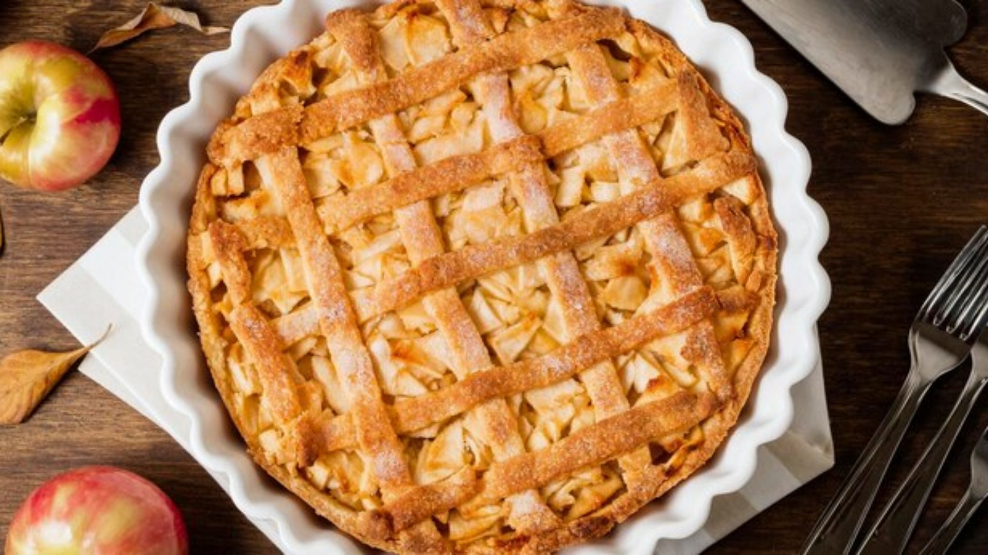 Apple Pie is one of the most popular pies nationwide (Image via Freepik)