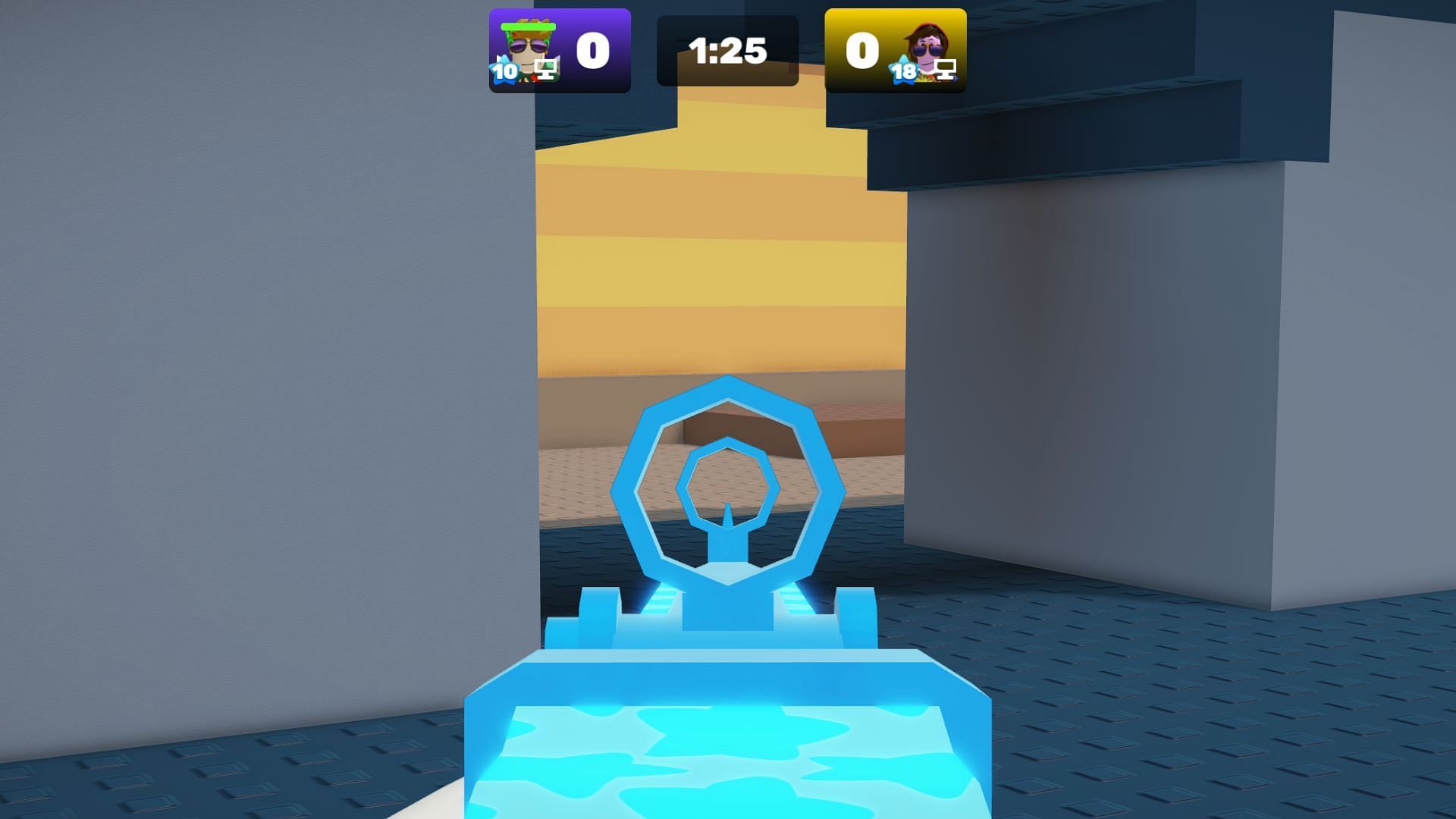 Win most rounds to win the 1v1 duel (Image via Roblox)