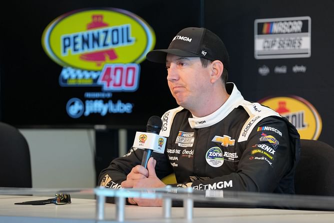 "That's why they die": Kyle Busch tackles 'really tough question' regarding state of Fontana in NASCAR