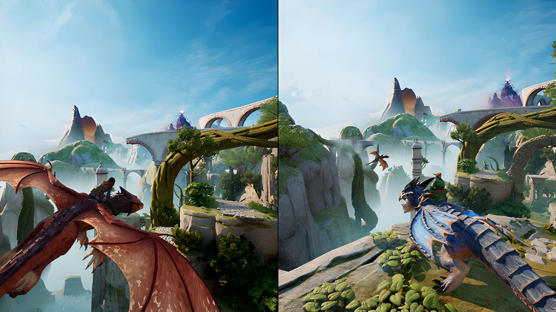 This game uses the classic split screen feature (Image via Electronic Arts)