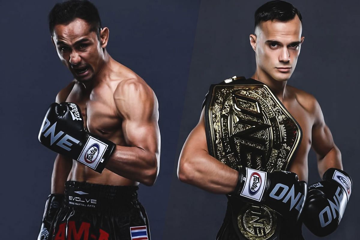 Sam-A (left), Jonathan Di Bella (right) [Photo via ONE Championship]