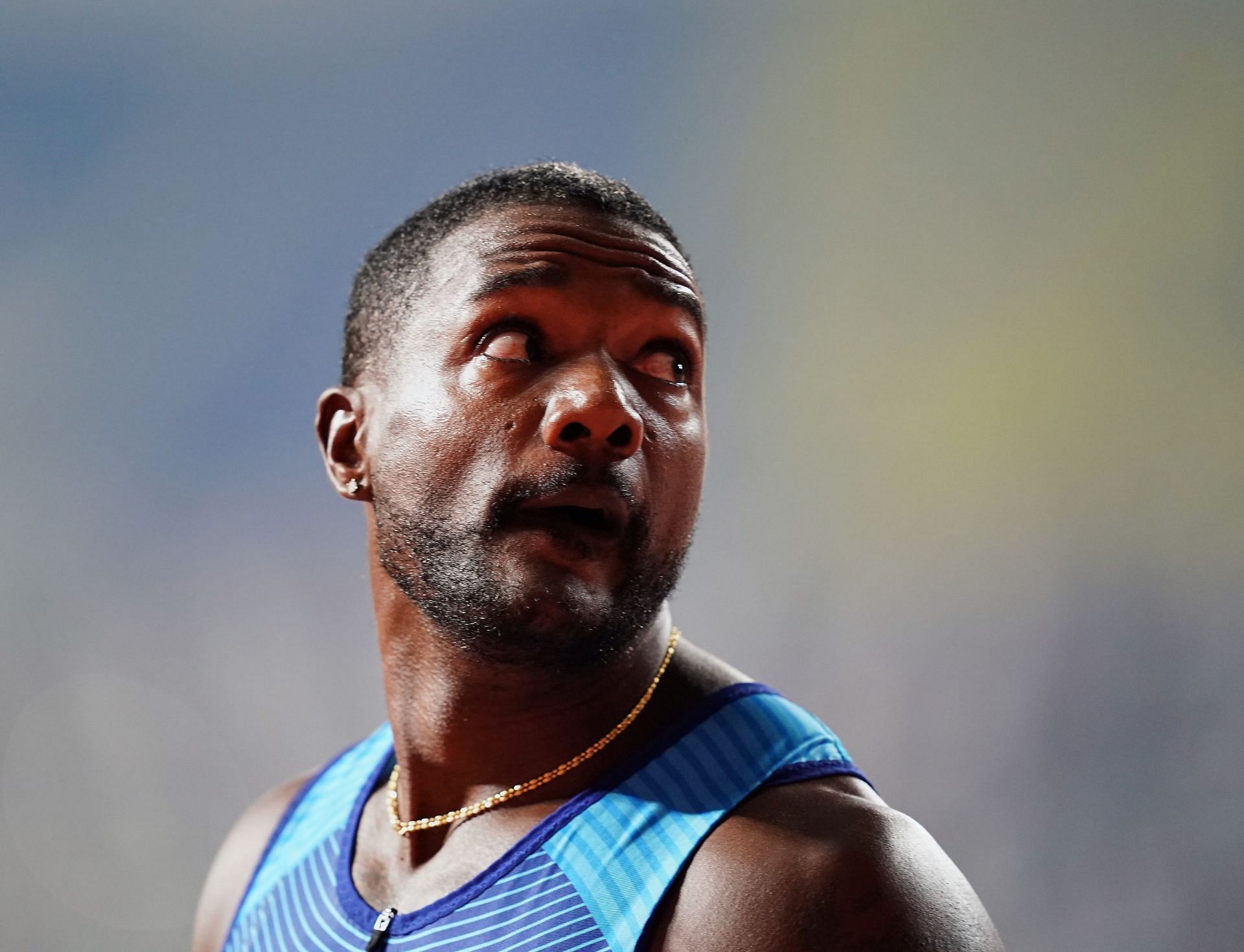 Justin Gatlin at the 17th IAAF World Athletics Championships - (Source: Getty)