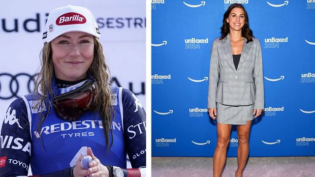 Mikaela Shiffrin (left) and Alex Morgan (right)/ Source: Getty