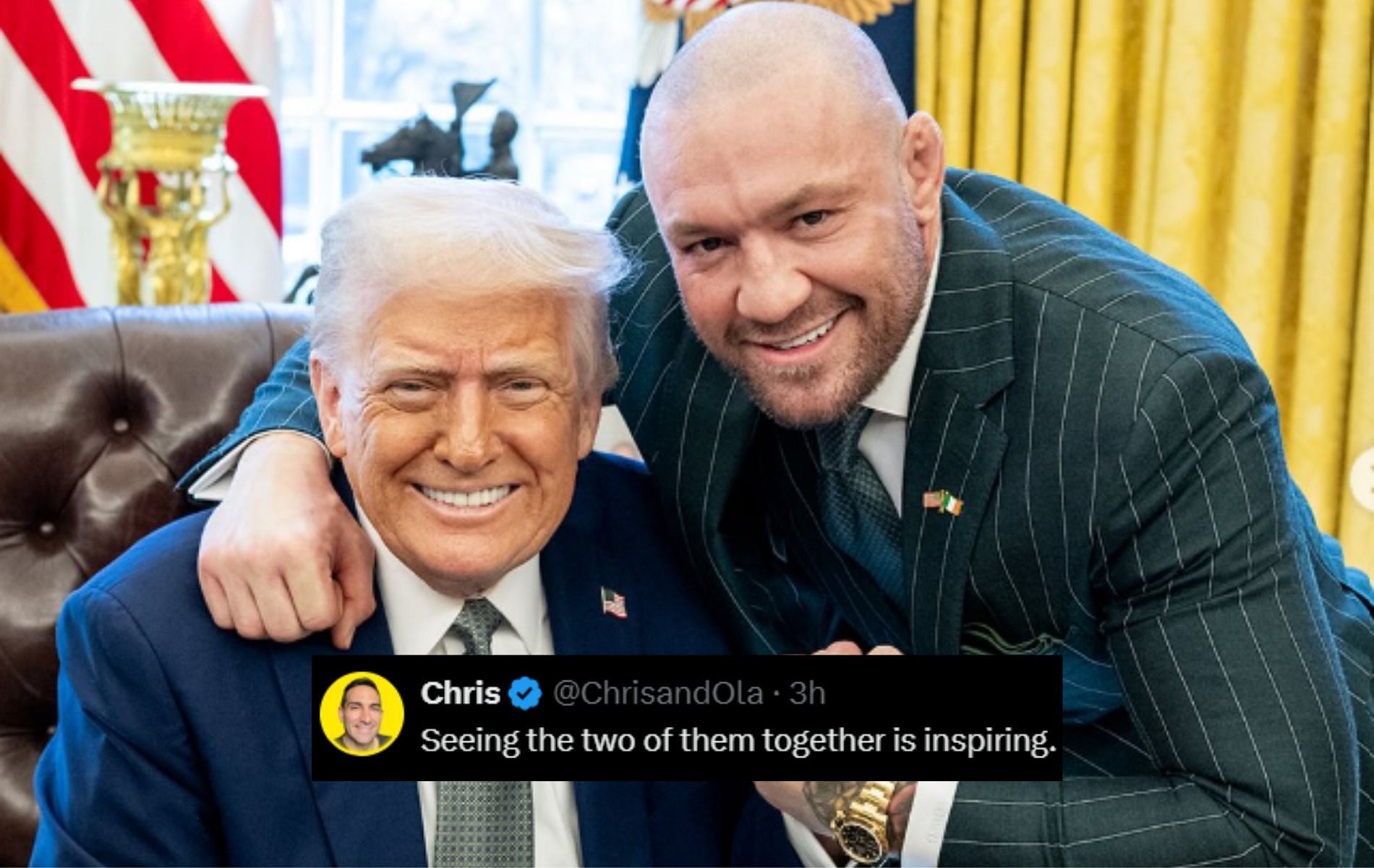 Conor McGregor labels Donald Trump