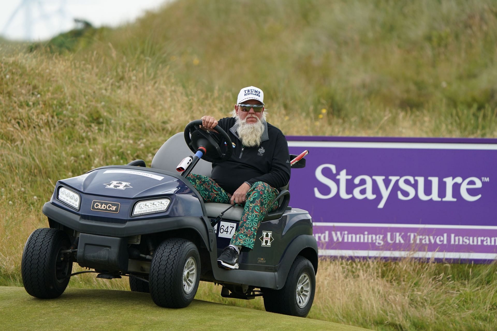 John Daly uses a cart at all events on the senior tour - Source: Getty