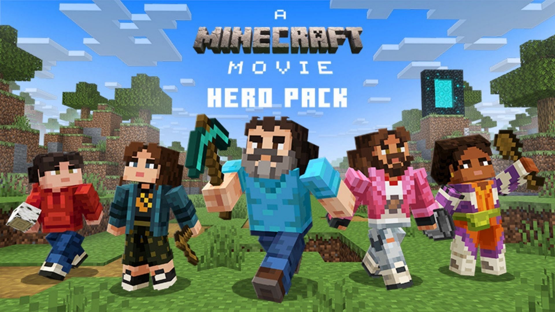 A Minecraft Movie Hero Pack Add-on