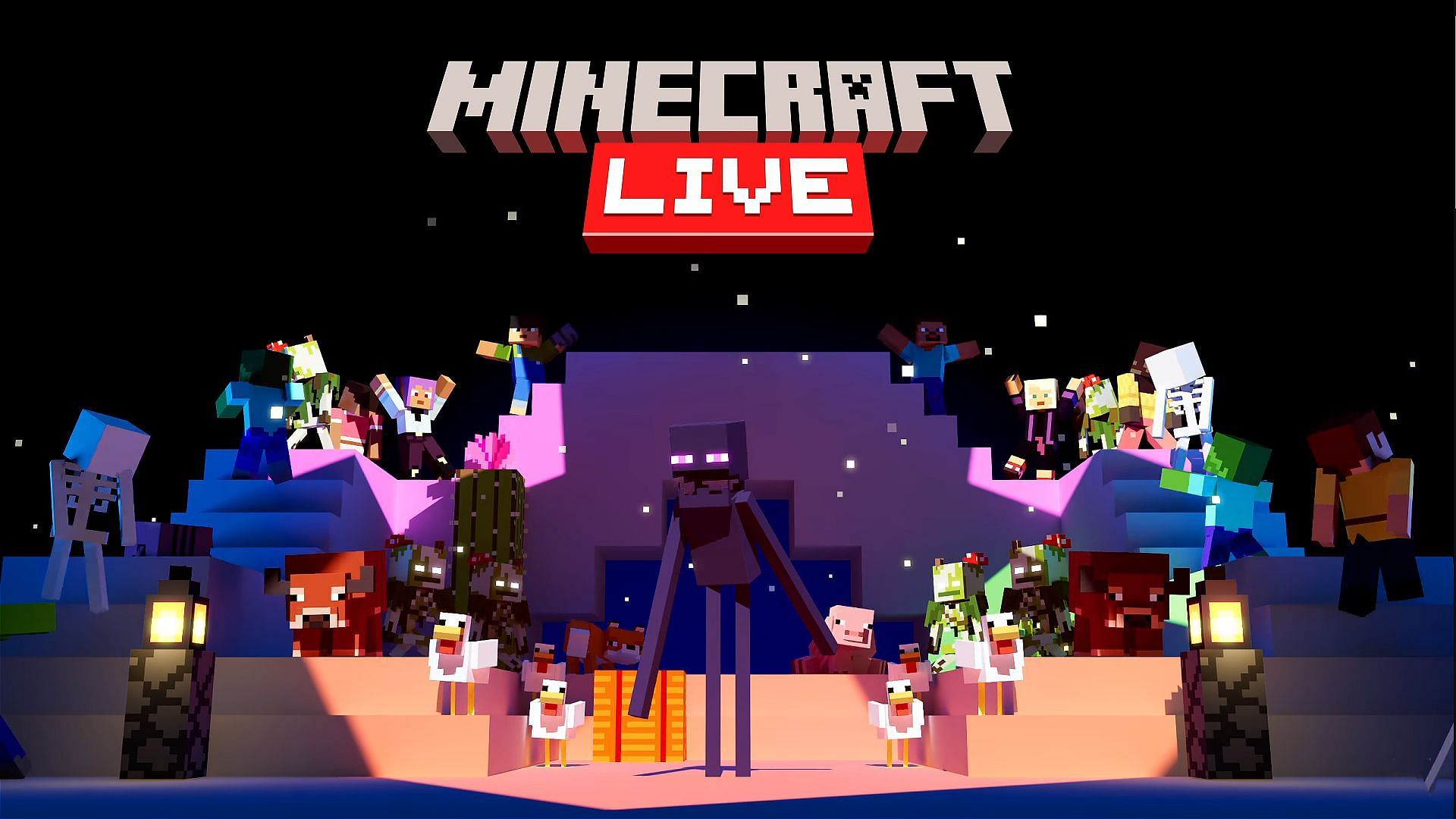 Minecraft Live will be held earlier because of more game drops and Mojang deciding on two live events per year (Image via Youtube/Mojang)