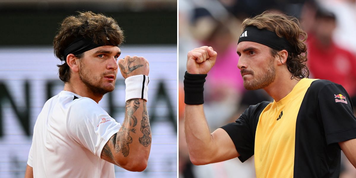 Thiago Seyboth Wild vs Stefanos Tsitsipas is one of the second-round matches at the BNP Paribas Open 2025. (Photos: Getty)