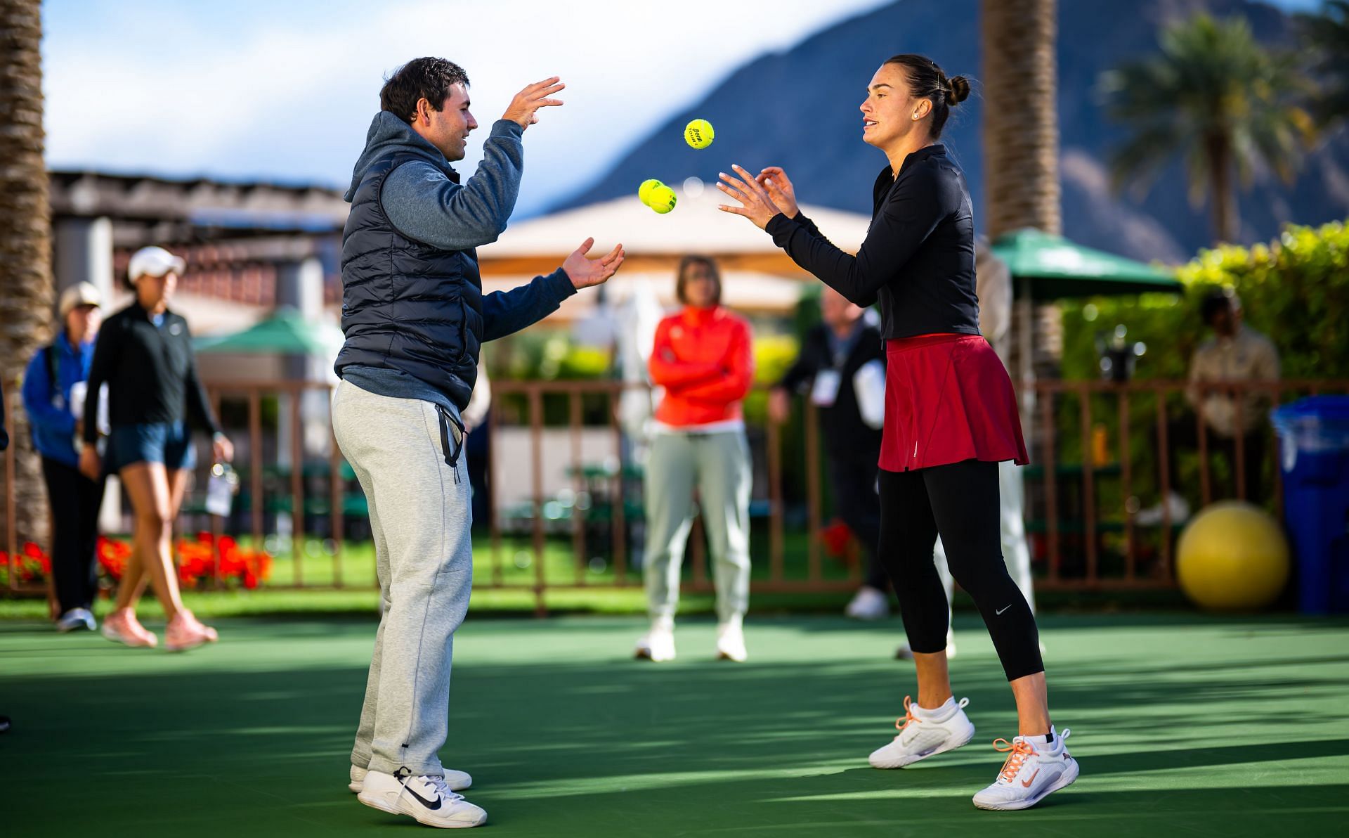 Sabalenka behind the scenes at the BNP Paribas Open - Source: Getty