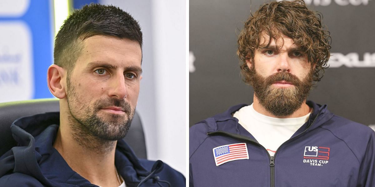 Novak Djokovic (L) &amp; Reilly Opelka (R) [Image Source: Getty Images]