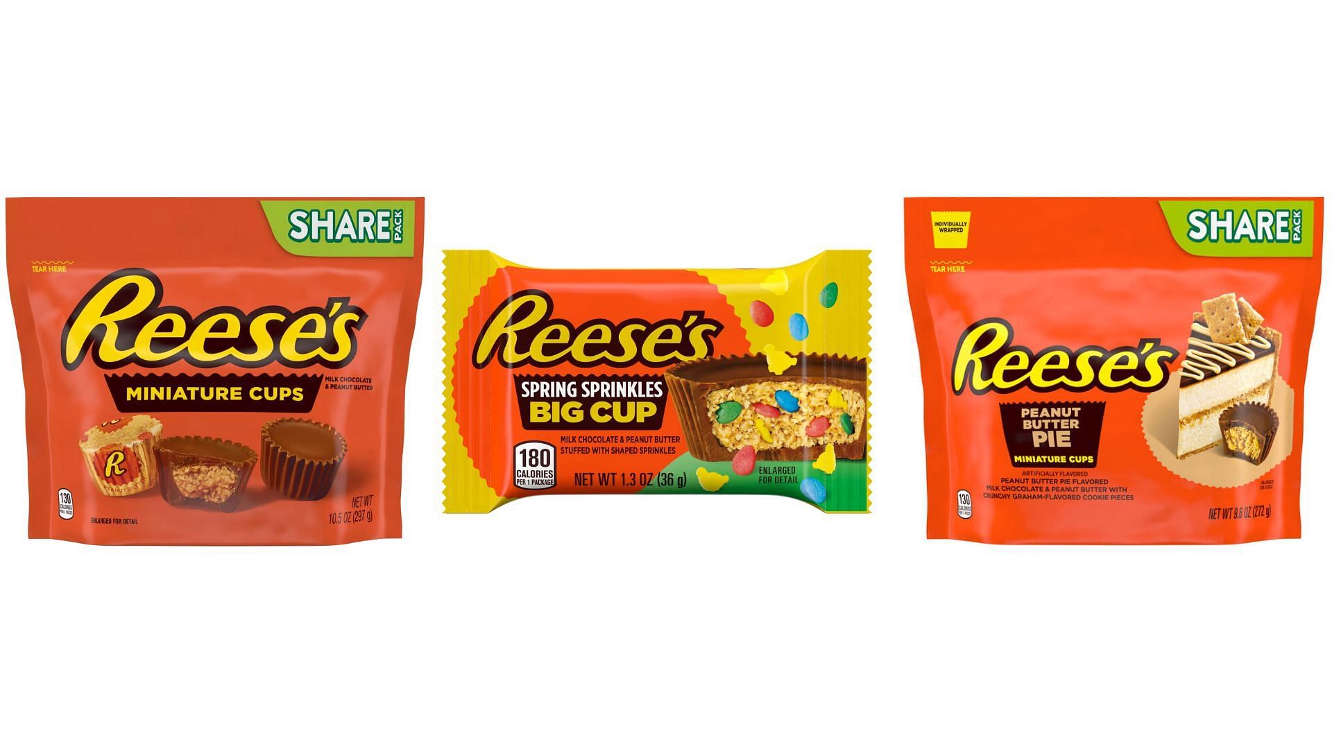 Recent releases by Reese&#039;s that diversify the brand&#039;s portfolio (Image via Hersheyland)