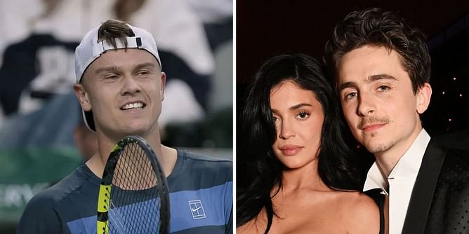 Holger Rune sends 5-word message to Kylie Jenner and Timothee Chalamet after they attend his Indian Wells match