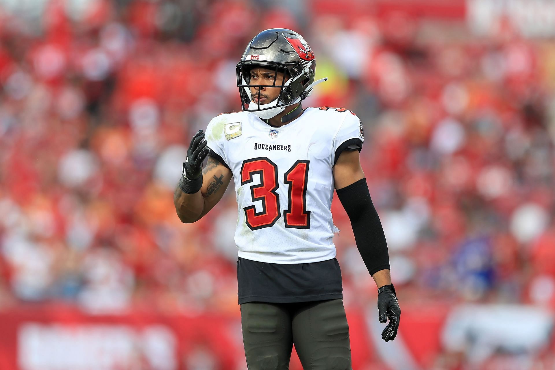 Antoine Winfield Jr. during NFL: NOV 10 49ers at Buccaneers - Source: Getty