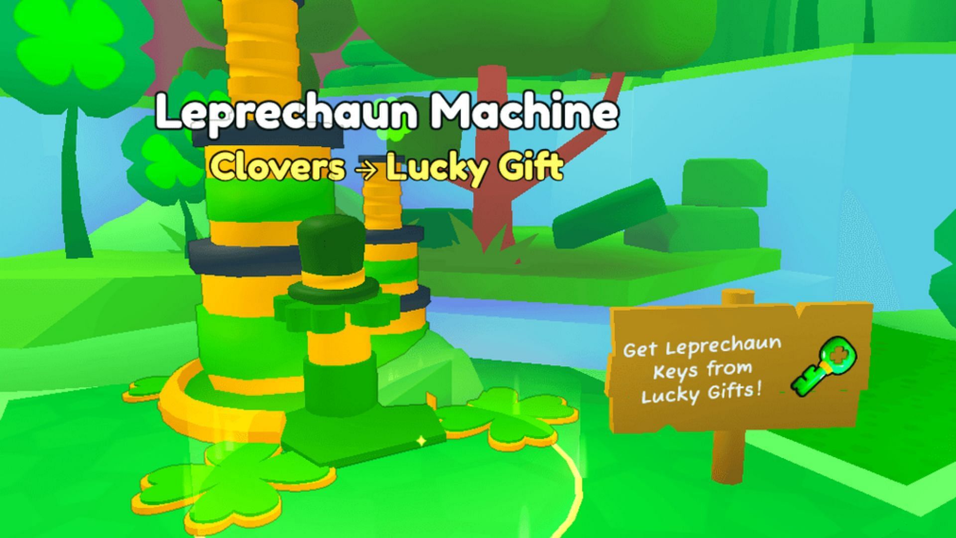 Leprechaun Machine is located at the St. Patrick&rsquo;s Day world (Image via BigGames)