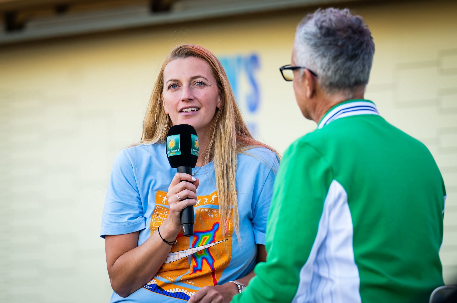 Petra Kvitova at the BNP Paribas Open 2025. (Photo: Getty)