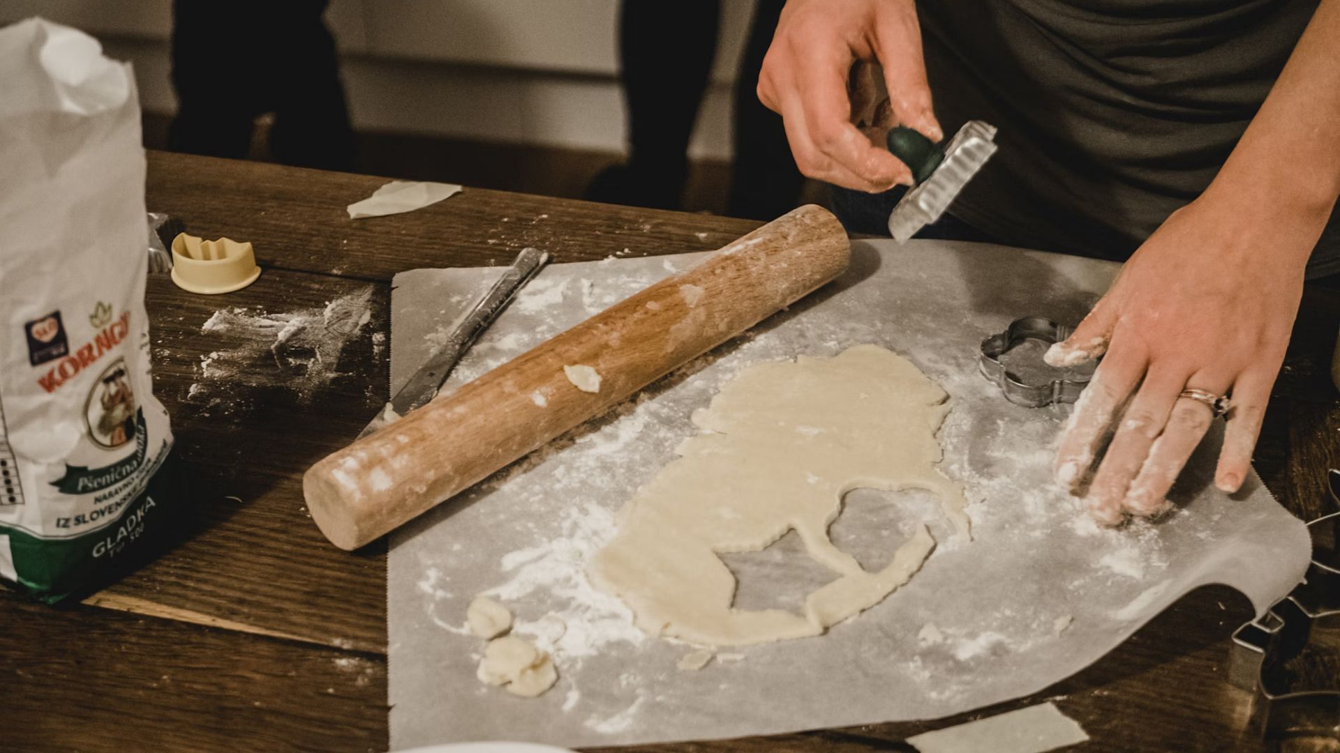 This paper can be ideal for lining countertops when rolling dough (Image via Unsplash)