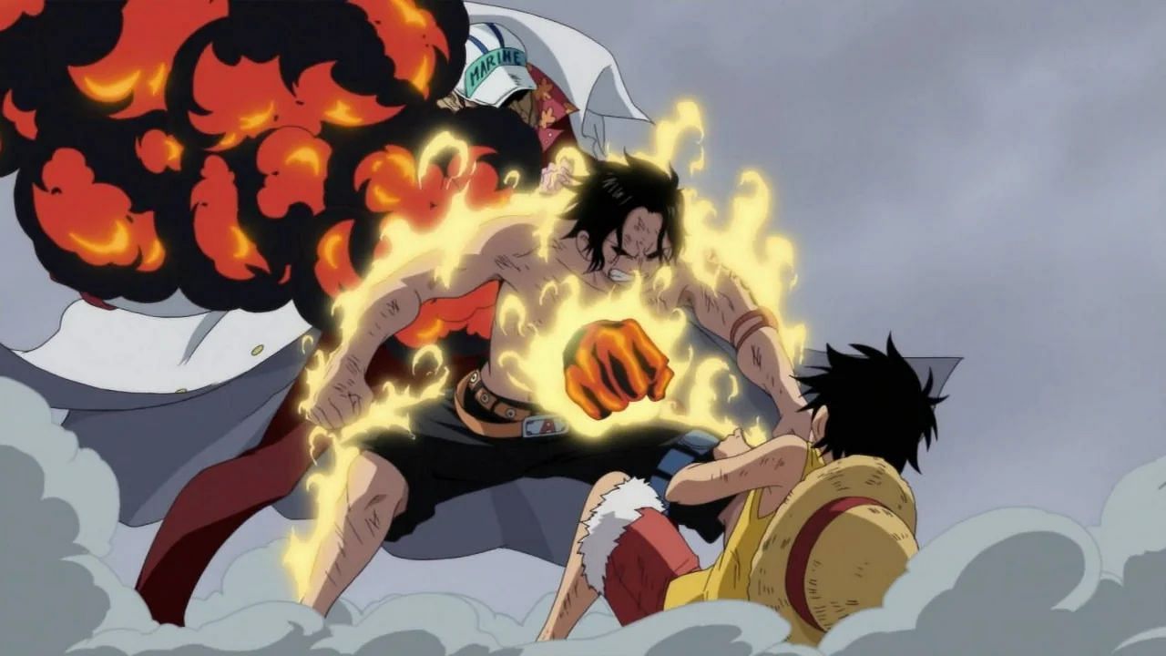 Monkey D. Luffy in One Piece.