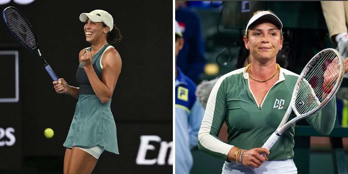 Madison Keys vs Donna Vekic is one of the fourth-round matches at the BNP Paribas Open (Image Source: Getty)