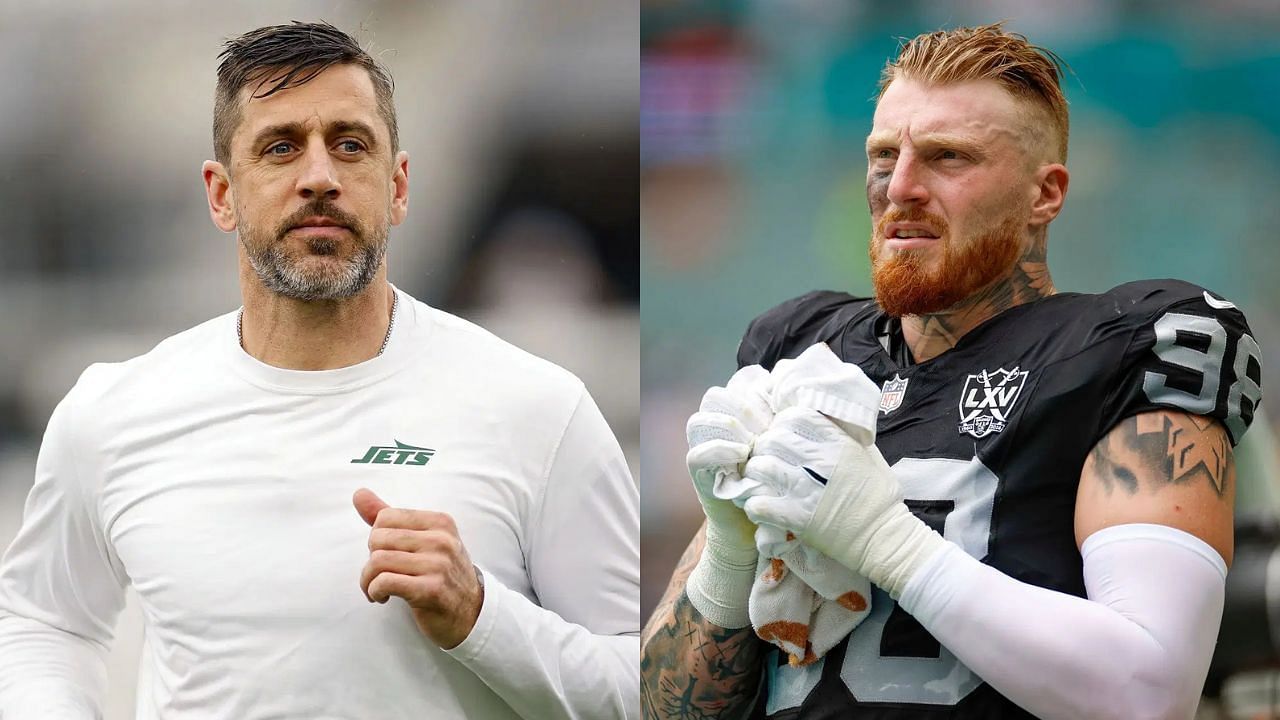 Maxx Crosby recruits Aaron Rodgers to Raiders amid growing uncertainty on 4x NFL MVP