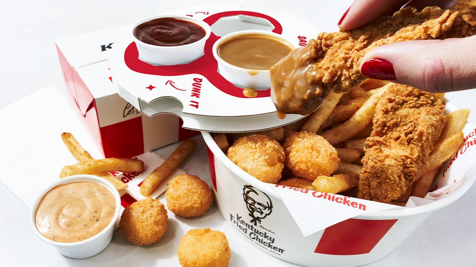 The Dunk It Bucket starts at $7 (Image via KFC/ PR Newswire)