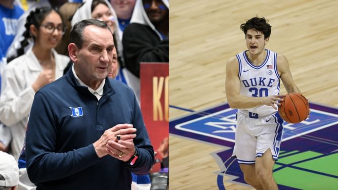 When Coach K shared wholesome story about coaching grandson Michael Savarino at Duke