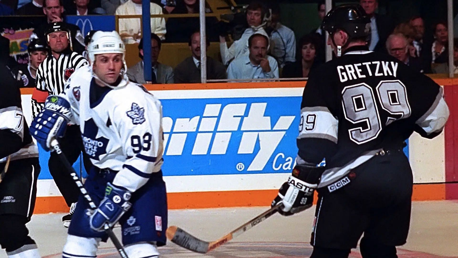 Wayne Gretzky and Doug Gilmour