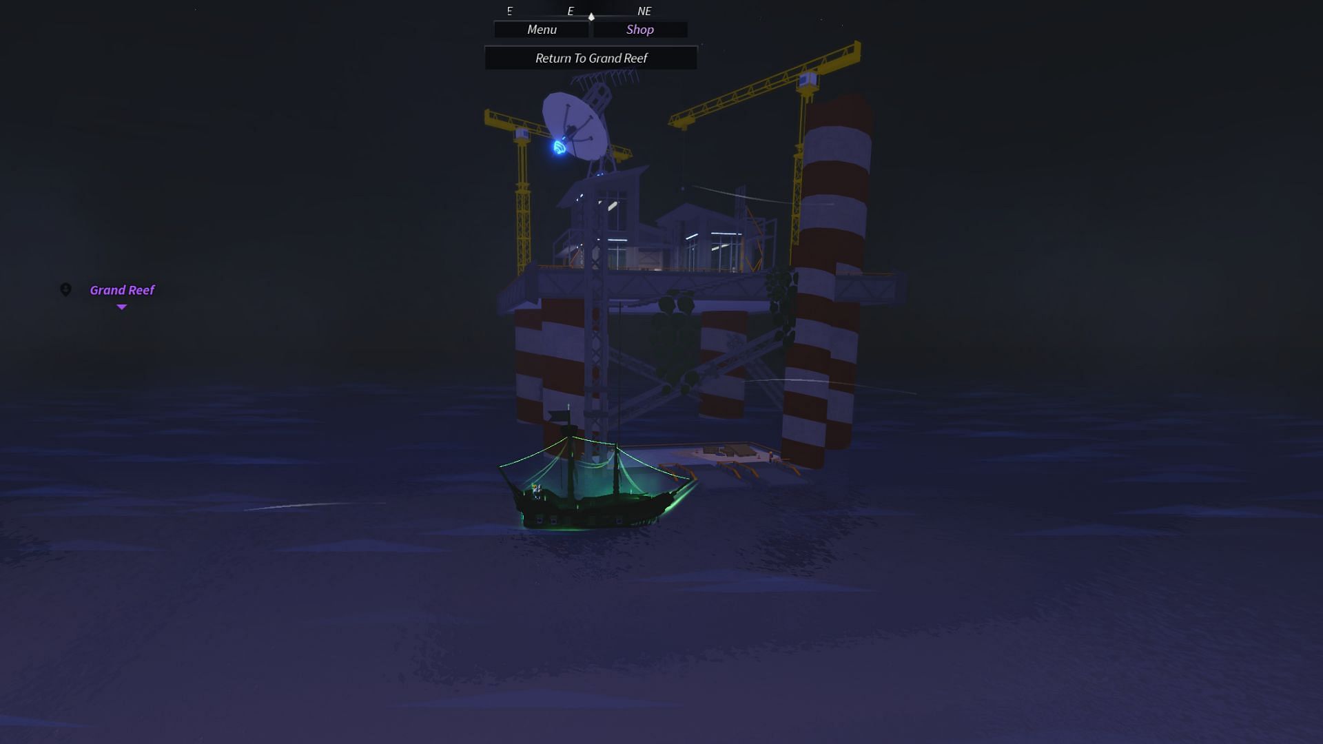 The NPC is on this structure (Image via Roblox)