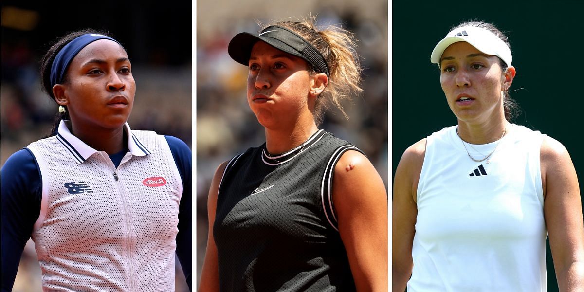 Coco Gauff (L), Madison Keys (M), Jessica Pegula (R) (Source - GETTY)