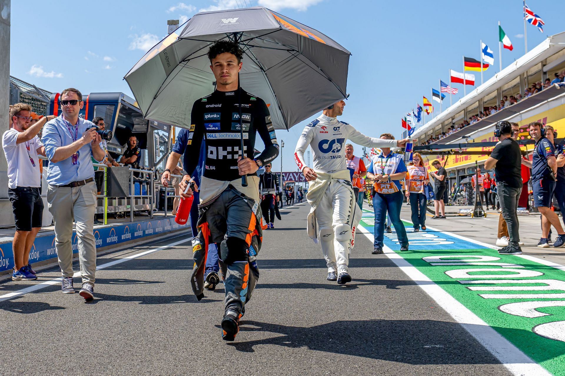 Lando Norris at the 2023 Hungarian Grand Prix - Source: Getty