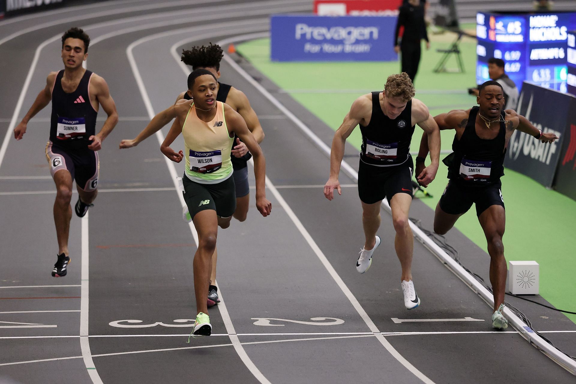 Wilson at the 2025 USATF Indoor Championships (Image Source: Getty)