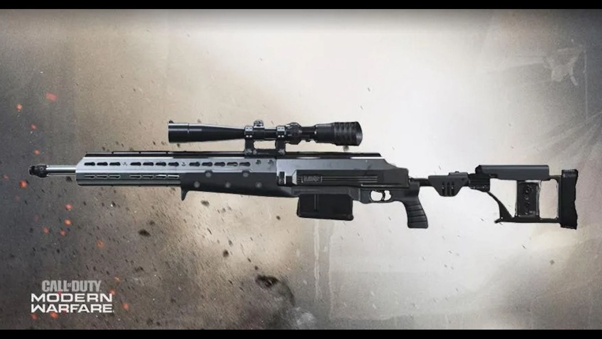 A snap of the HDR sniper rifle in Warzone (Image via Activision)