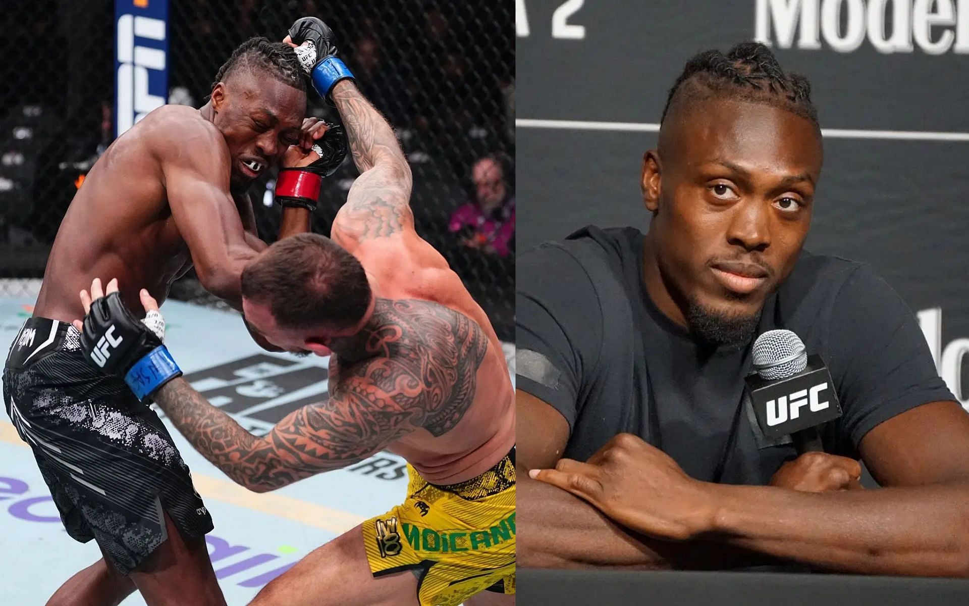 Jalin Turner (right) shares stunning revalation about &quot;walk-off KO&quot; moment against Renato Moicano (left) [Images courtesy: Getty Images]