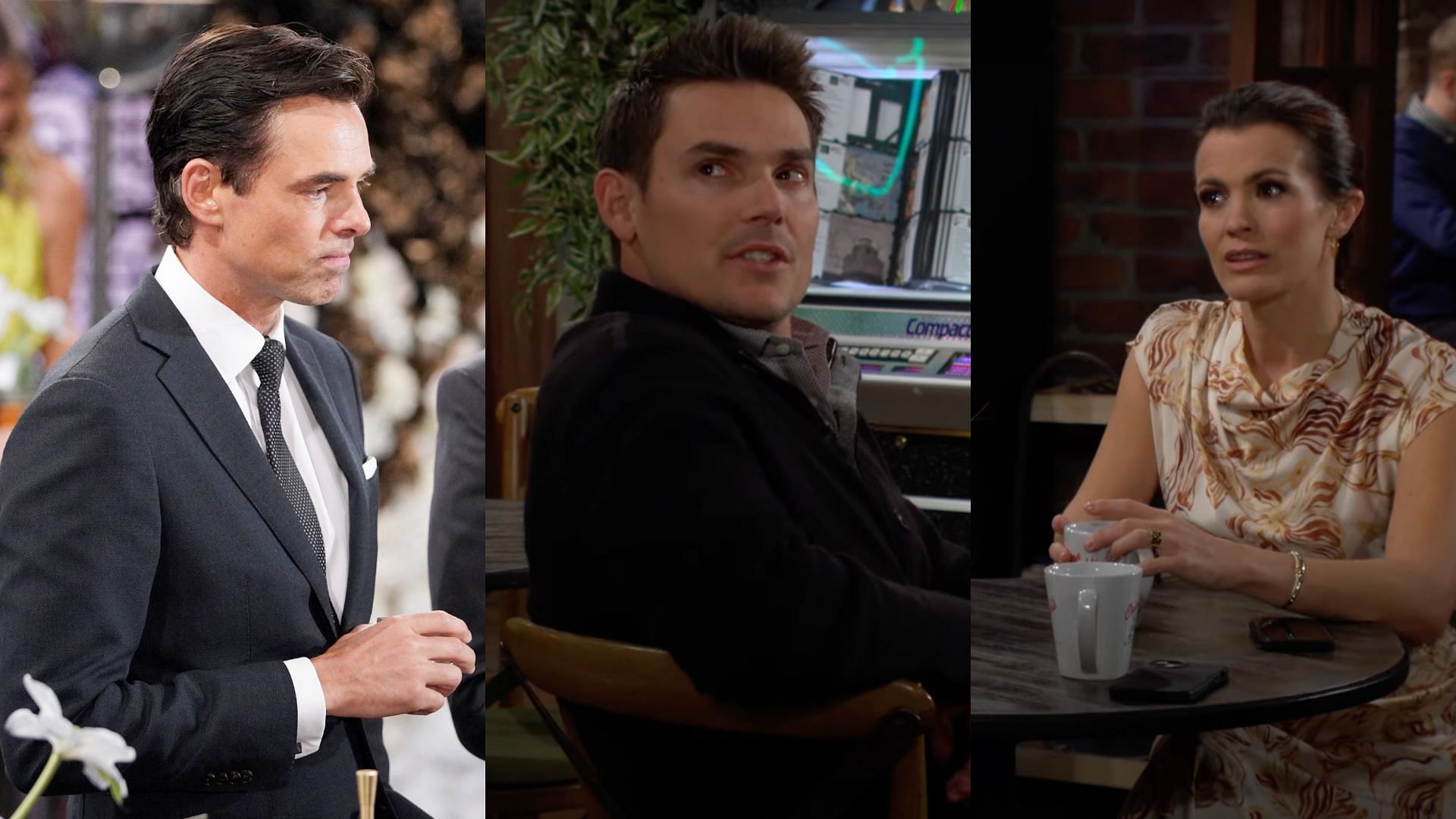 Billy , Adam and Chelsea on The Young and The Restless (Image via Youtube/@Y&amp;R INSIDER)