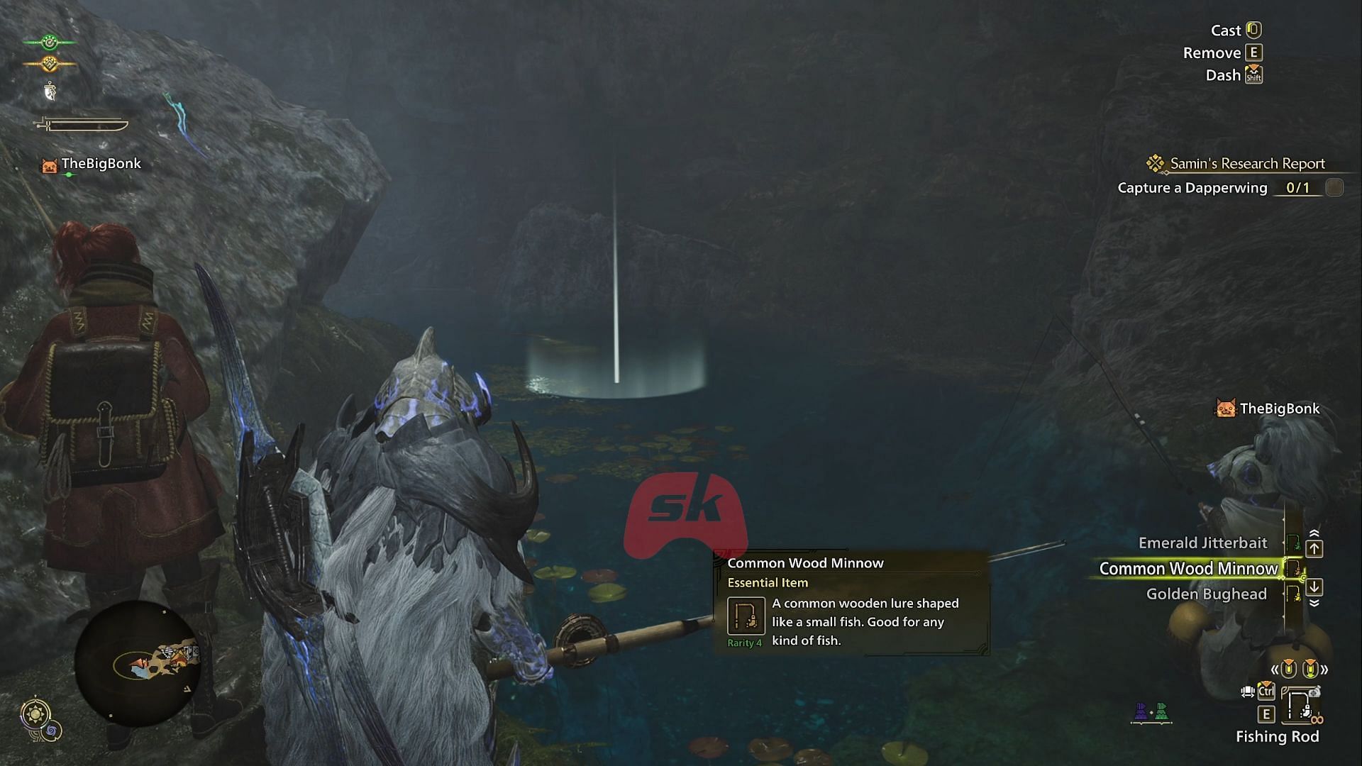 Fishing in Monster Hunter Wilds (Image via Sportskeeda Gaming || Capcom)