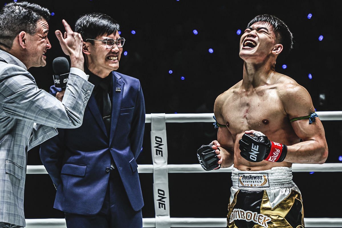 Rambolek happy to continue winning roll after destroying Parham Gheirati. -- Photo by ONE Championship