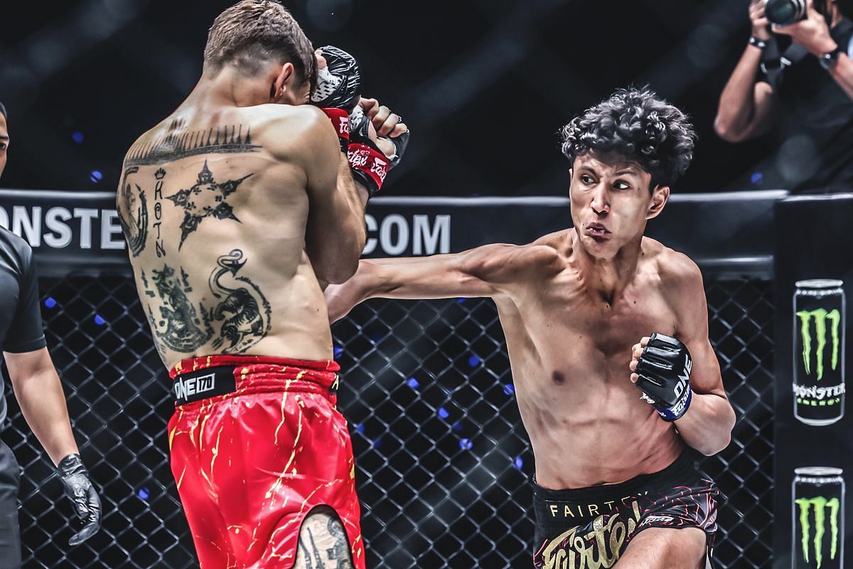 Nabil Anane proud to silence his doubters with TKO of Nico Carrillo. -- Photo by ONE Championship